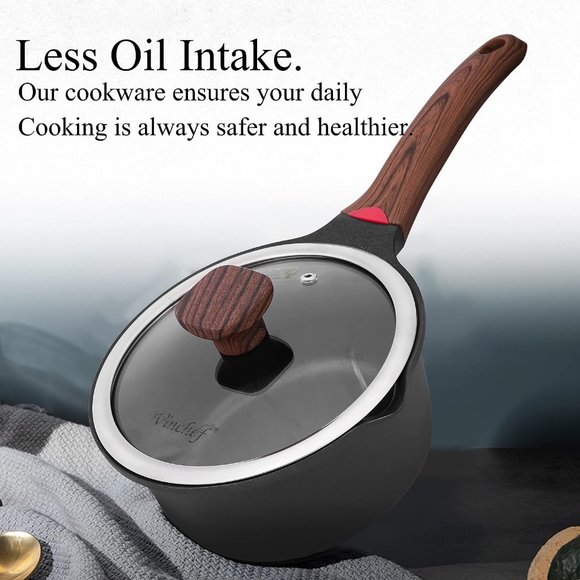 2qt Nonstick Sauce Pan with Lid - Picture 8 of 8